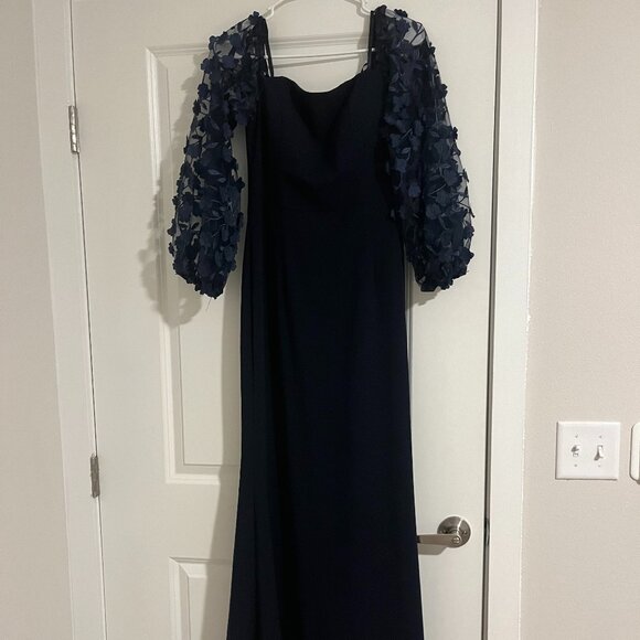 FLASH SALE! 🪁 Beautiful Navy Eliza J Gown! - Picture 5 of 11